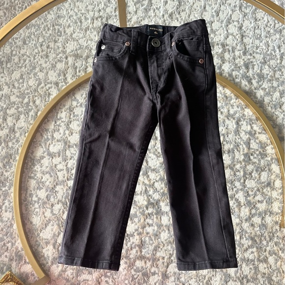 EUC Quicksilver Slim Fit Black Toddler Jeans, 2T - Picture 1 of 5